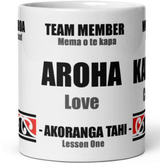 Aotearoa Language Cup I Love Coffee (W)